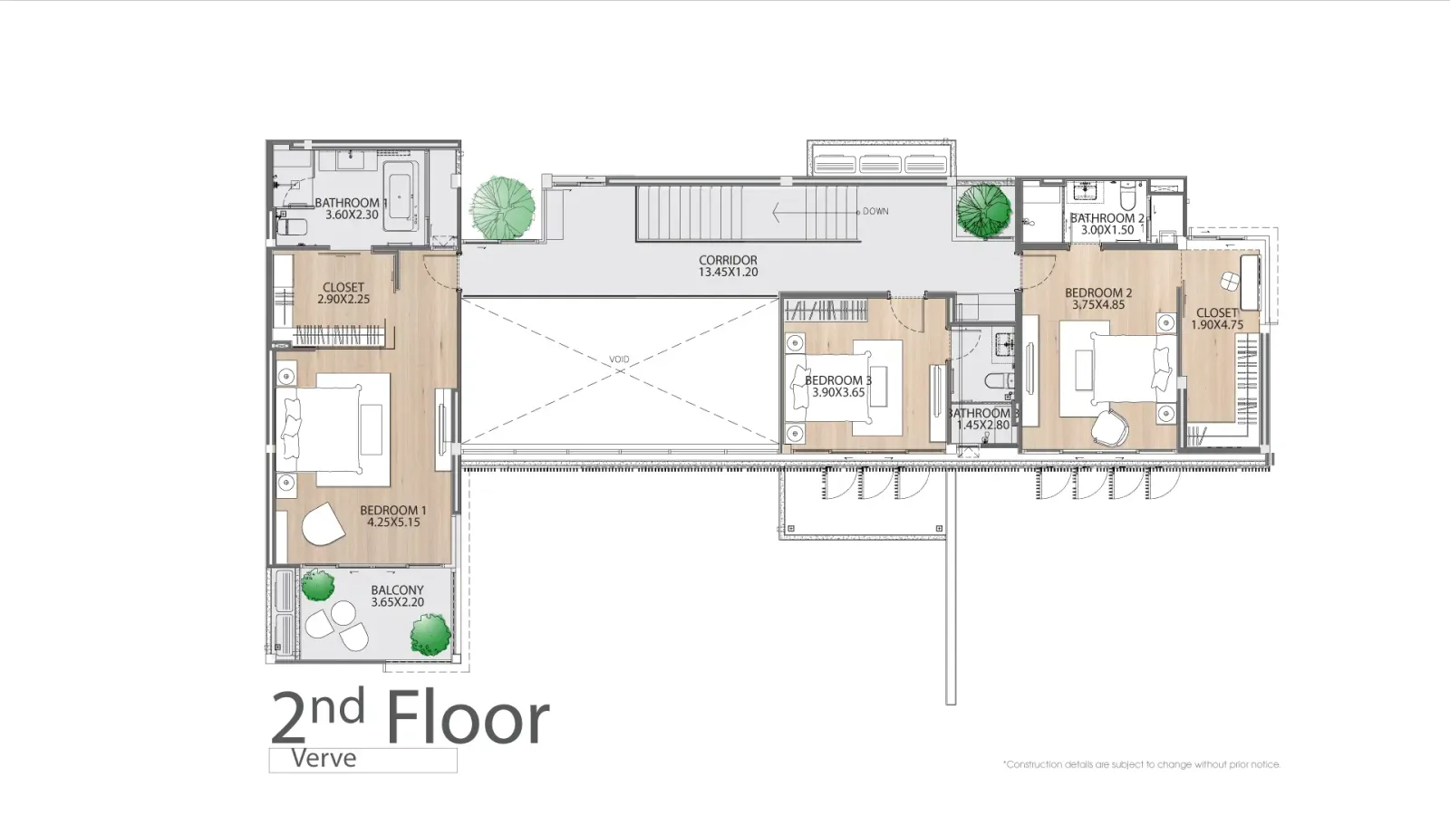 4-bedroom villa, 374 sqm