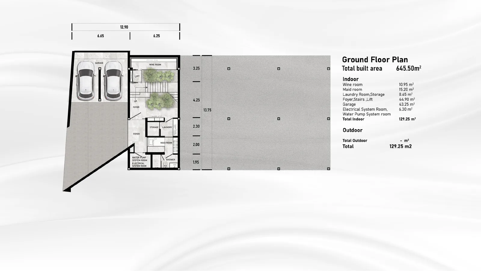 4-bedroom villa, 651 sqm