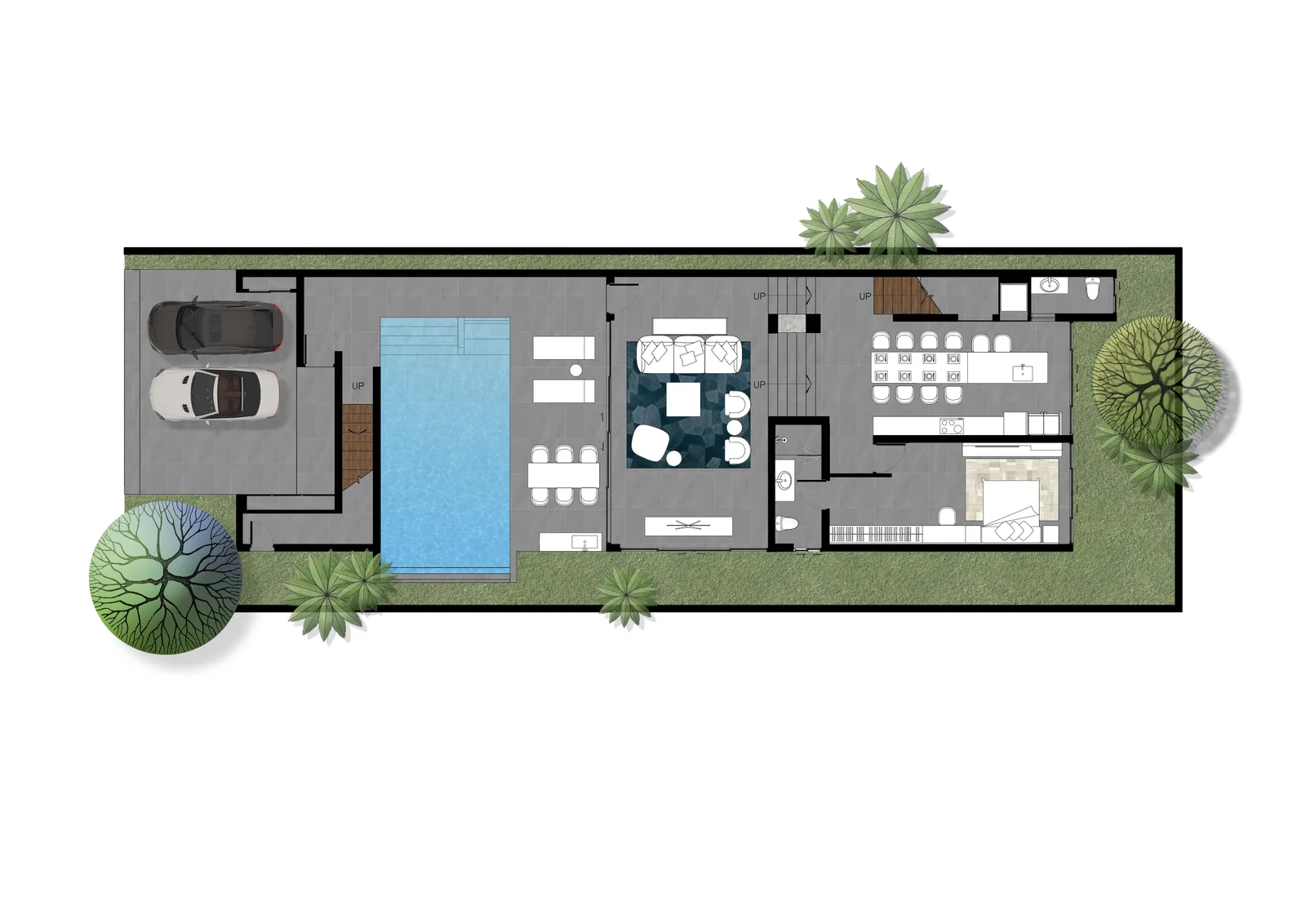 4-bedroom villa, 548 sqm