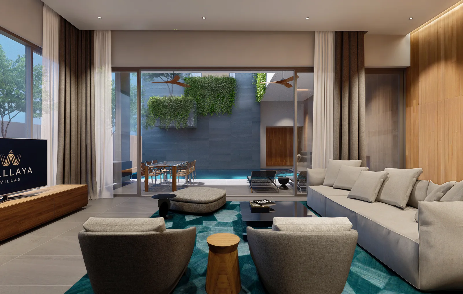 4-bedroom villa, 548 sqm