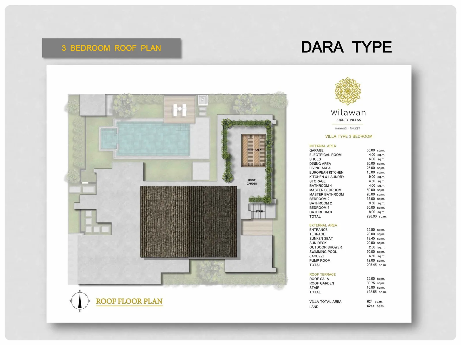 3-bedroom villa, 501 sqm