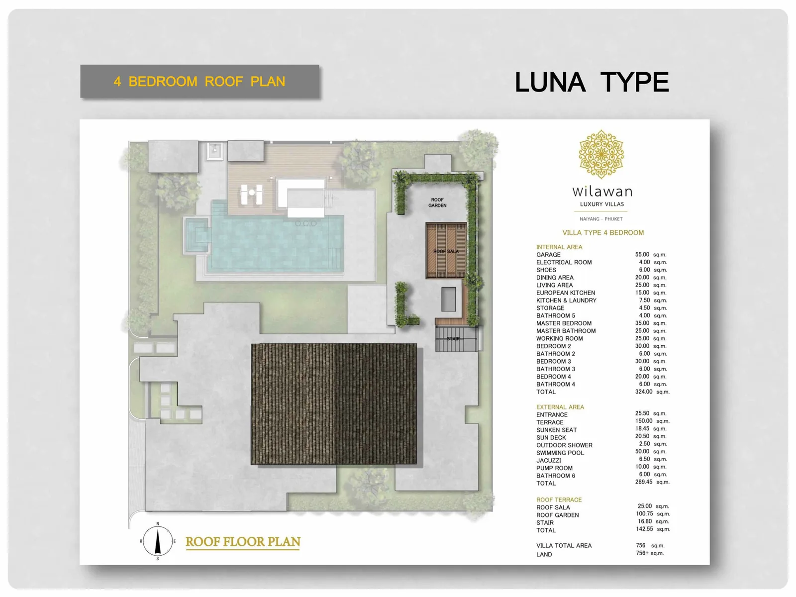 4-bedroom villa, 503 sqm