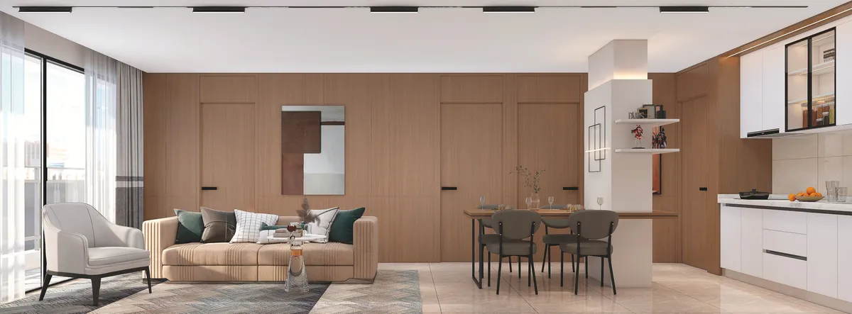 1-bedroom condo, 28 sqm