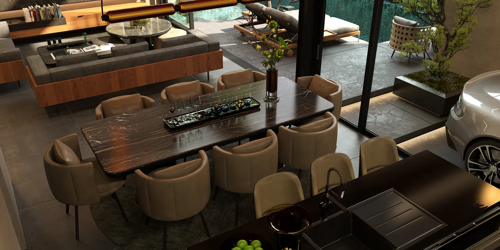 3-bedroom villa, 352 sqm