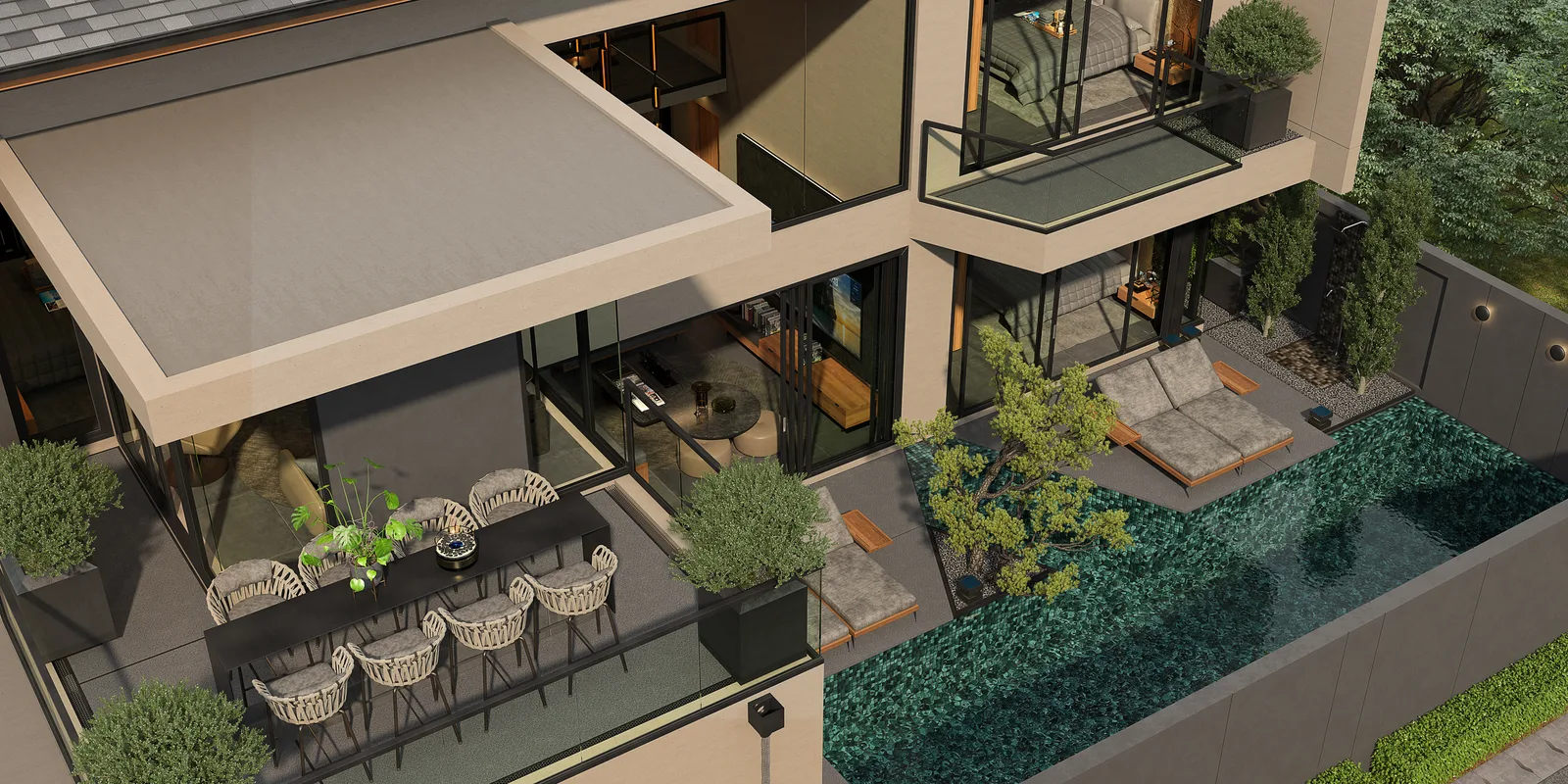 3-bedroom villa, 352 sqm