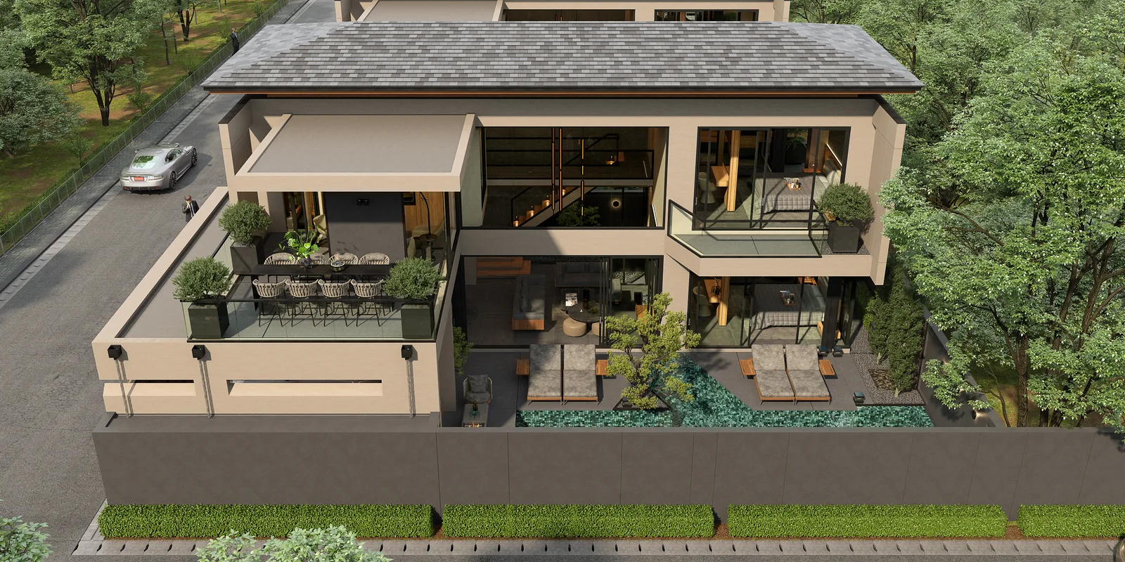 3-bedroom villa, 352 sqm