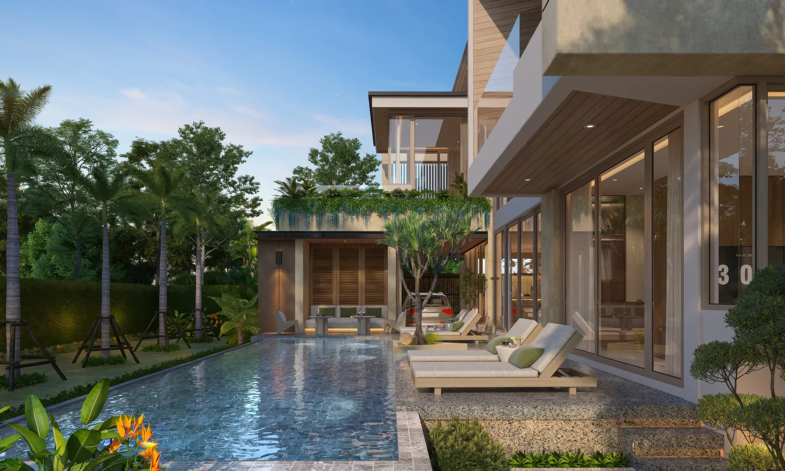 3-bedroom villa, 352 sqm